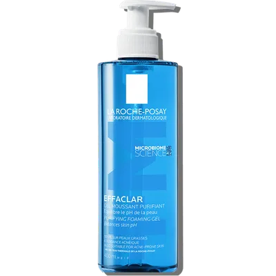 La Roche-Posay Effaclar Purifying Foaming Gel 400ml pump bottle — Microbiome Science generation